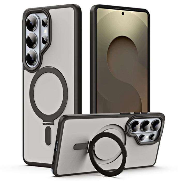 OEM - Mobilskal för Samsung Galaxy S26 Ultra TPU + Akryl Kickstand - Svart