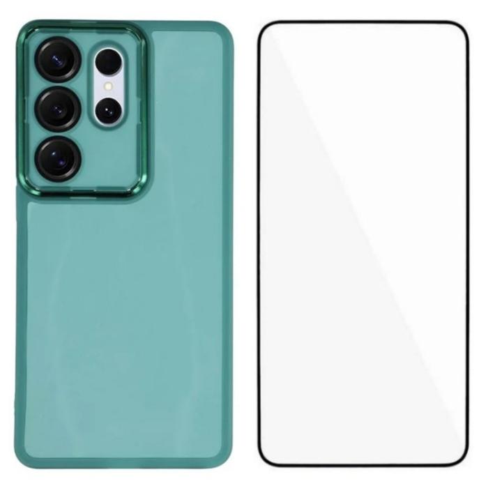 WANLONFENG - WANLONFENG Mobilskal för Samsung Galaxy S26 Ultra TPU - Armégrön