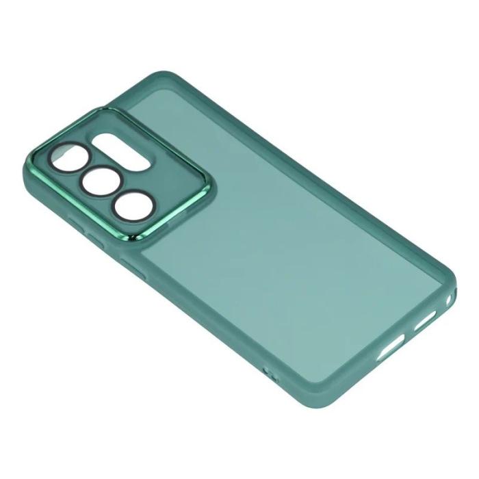 WANLONFENG - WANLONFENG Mobilskal för Samsung Galaxy S26 Ultra TPU - Armégrön