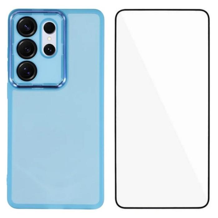 WANLONFENG - WANLONFENG Mobilskal för Samsung Galaxy S26 Ultra TPU - Blå