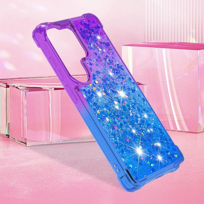 OEM - Mobilskal för Samsung Galaxy S26 Ultra TPU Gradient - Lila + Ljusblå