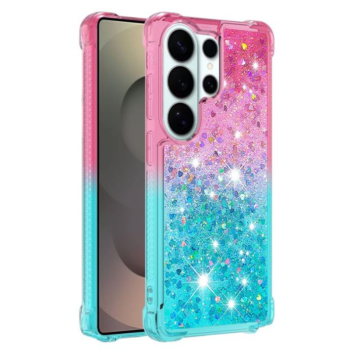 OEM - Mobilskal för Samsung Galaxy S26 Ultra TPU Gradient - Rosa+Himmelsblå