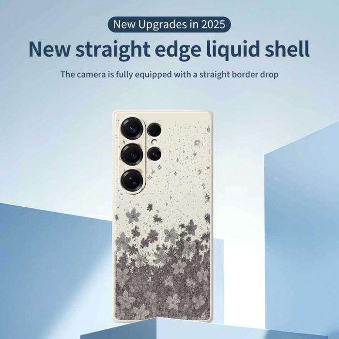 OEM - Mobilskal för Samsung Galaxy S26 Ultra TPU - Lila blommönster