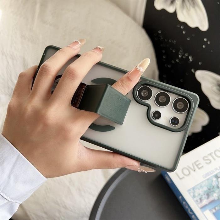 OEM - Mobilskal för Samsung Galaxy S26 Ultra TPU Magnetiskt Kickstand - Blå