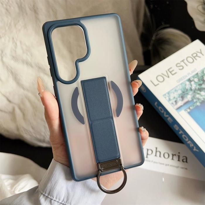 OEM - Mobilskal för Samsung Galaxy S26 Ultra TPU Magnetiskt Kickstand - Grön