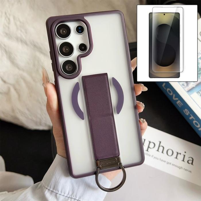 OEM - Mobilskal för Samsung Galaxy S26 Ultra TPU Magnetiskt Kickstand - Lila