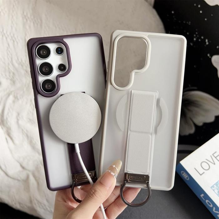 OEM - Mobilskal för Samsung Galaxy S26 Ultra TPU Magnetiskt Kickstand - Lila