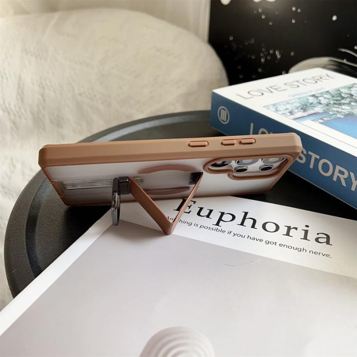 OEM - Mobilskal för Samsung Galaxy S26 Ultra TPU Magnetiskt Kickstand - Lila