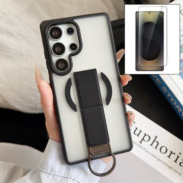 OEM - Mobilskal för Samsung Galaxy S26 Ultra TPU Magnetiskt Kickstand - Svart