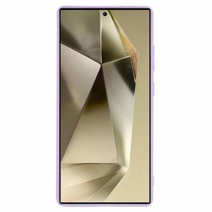 WANLONFENG - WANLONFENG Mobilskal för Samsung Galaxy S26 Ultra TPU med härdat glas - Lila