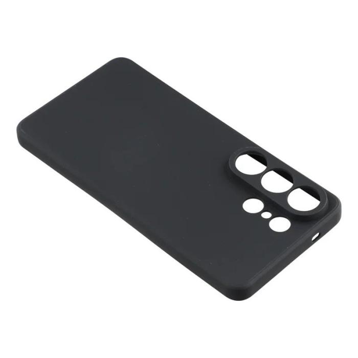 WANLONFENG - WANLONFENG Mobilskal för Samsung Galaxy S26 Ultra TPU med härdat glas - Svart