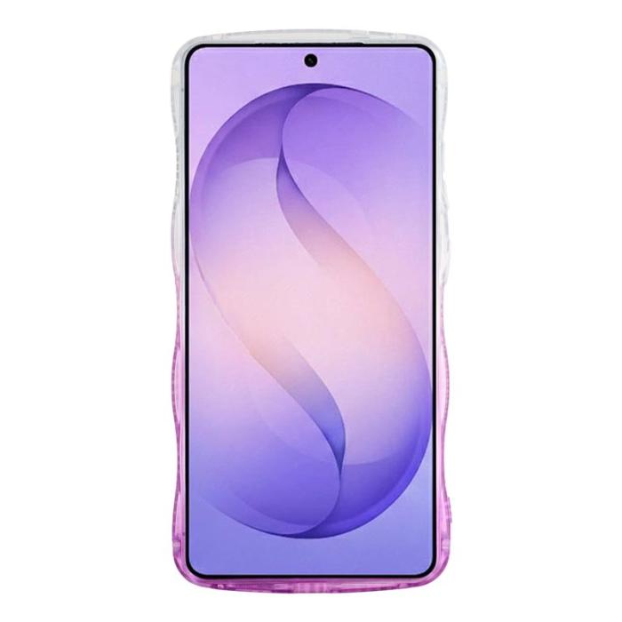 OEM - Mobilskal för Samsung Galaxy S26 Ultra TPU med rhinestones - Gradient Lila