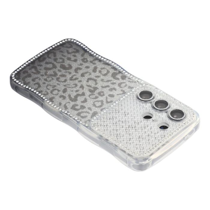 OEM - Mobilskal för Samsung Galaxy S26 Ultra TPU med rhinestones - Gradient Svart