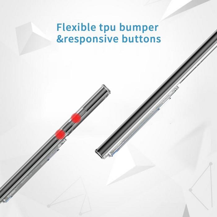 OEM - Mobilskal för Samsung Galaxy S26 Ultra Plast + Akryl med kortfack - Transparent