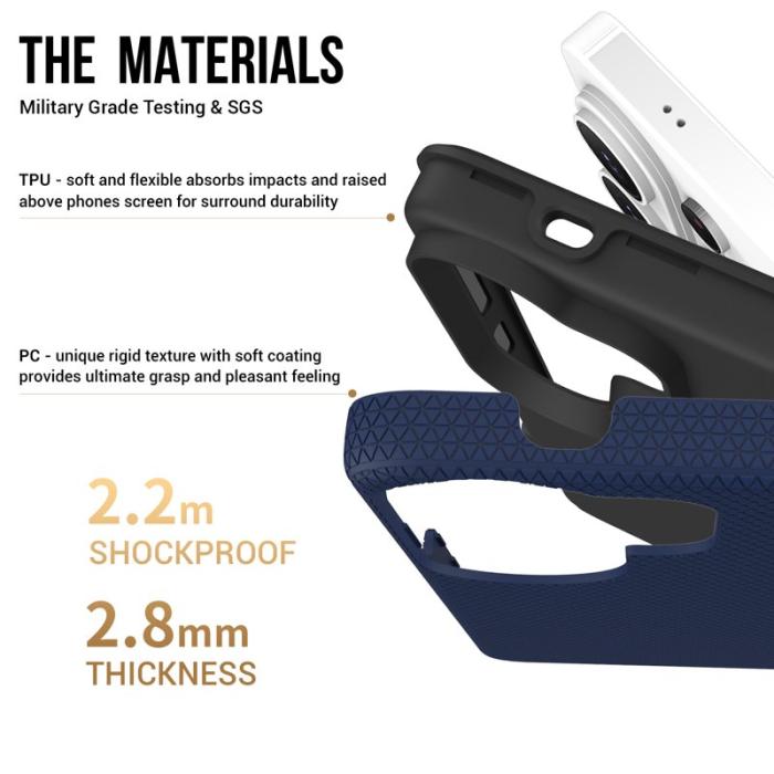OEM - Mobilskal för Samsung Galaxy S26 Ultra TPU + PC Anti-Drop - Marinblå