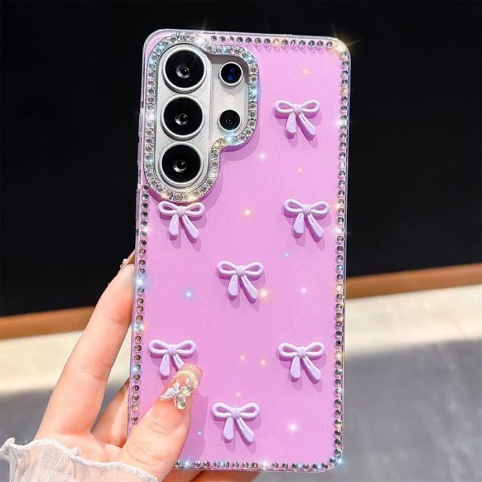 OEM - Mobilskal för Samsung Galaxy S26 Ultra TPU + PC - Glittrande Ljuslila