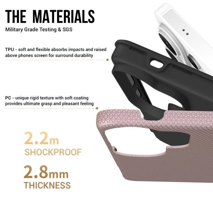 OEM - Mobilskal för Samsung Galaxy S26 Ultra TPU + PC Stötabsorberande - Roséguld