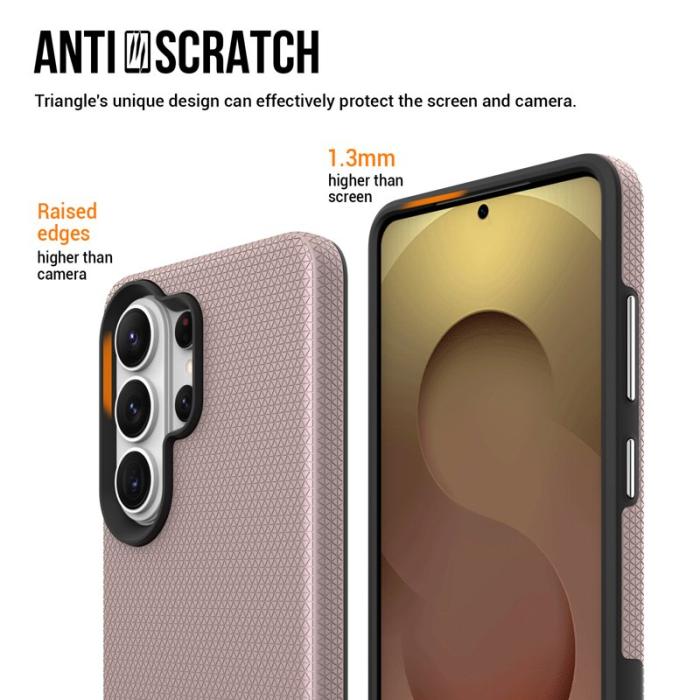 OEM - Mobilskal för Samsung Galaxy S26 Ultra TPU + PC Stötabsorberande - Roséguld