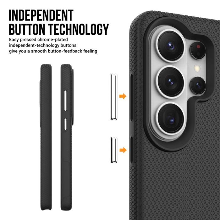 OEM - Mobilskal för Samsung Galaxy S26 Ultra TPU + PC Stötabsorberande - Svart