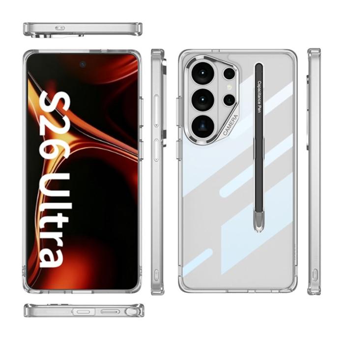 GKK - GKK Mobilskal för Samsung Galaxy S26 Ultra TPU + PC Stötsäker - Transparent