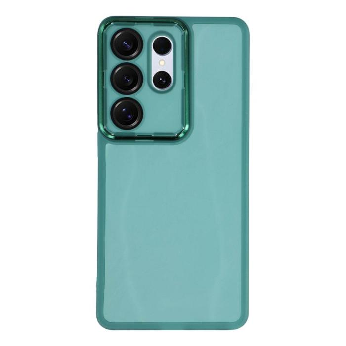 OEM - Mobilskal för Samsung Galaxy S26 Ultra TPU - Transparent Armégrön