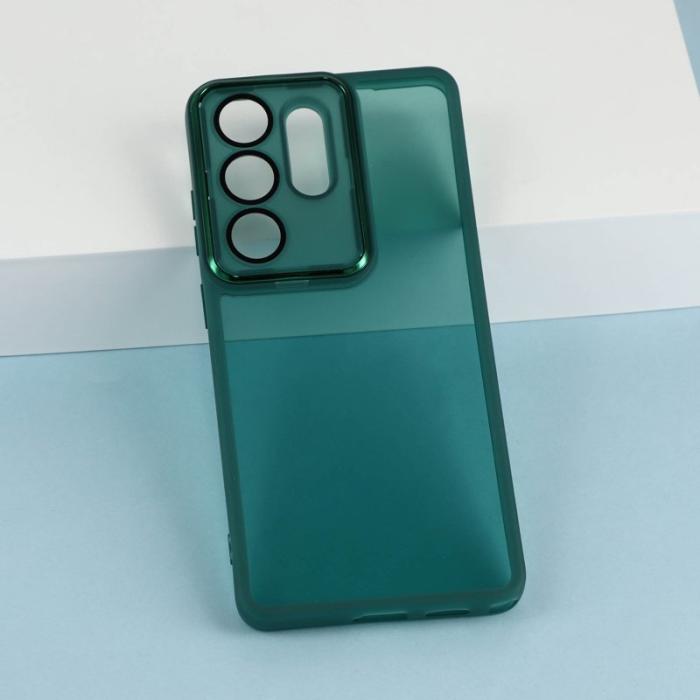 OEM - Mobilskal för Samsung Galaxy S26 Ultra TPU - Transparent Armégrön