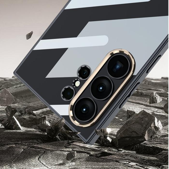 GKK - GKK Mobilskal för Samsung Galaxy S26 Ultra TPU Transparent Stöttålig - Gold