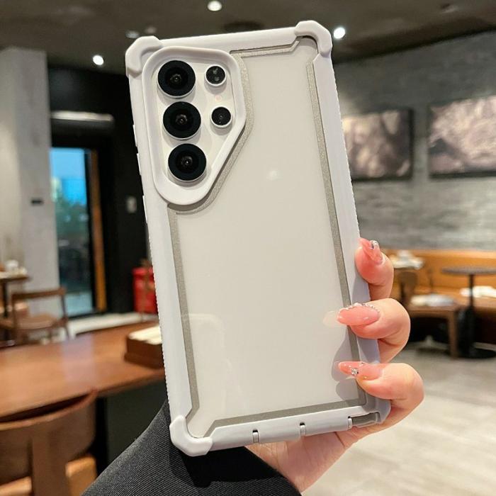 OEM - Mobilskal för Samsung Galaxy S26 Ultra Transparent 2 i 1 Shockproof Plast - Grå