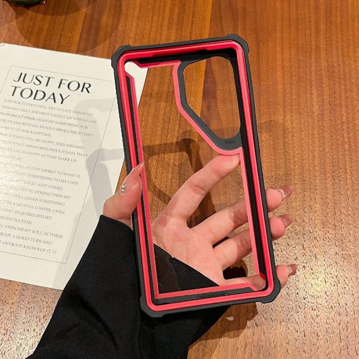 OEM - Mobilskal för Samsung Galaxy S26 Ultra Transparent 2 i 1 Shockproof Plast - Grå