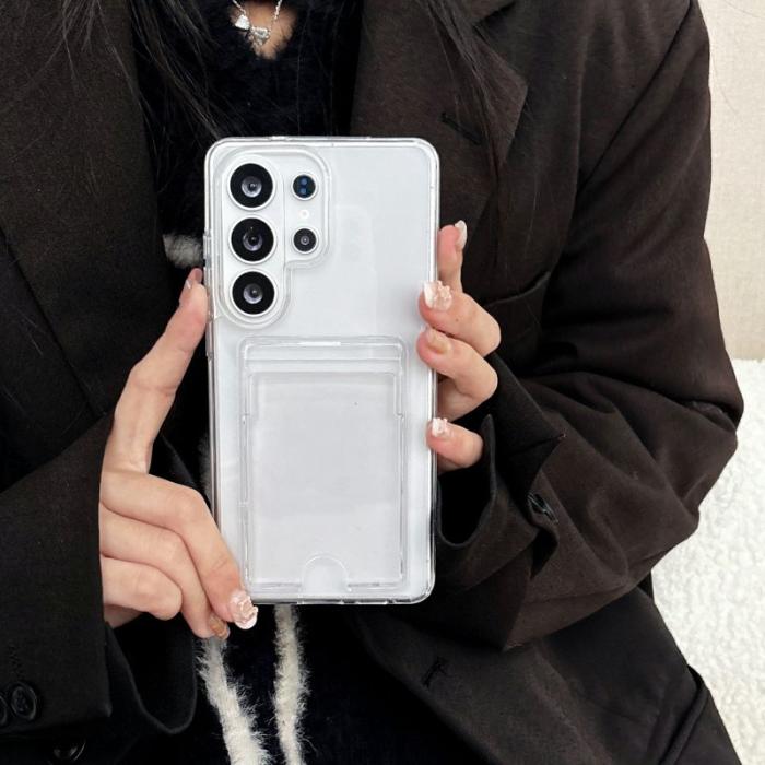 OEM - Mobilskal för Samsung Galaxy S26 Ultra Transparent PC - Grå