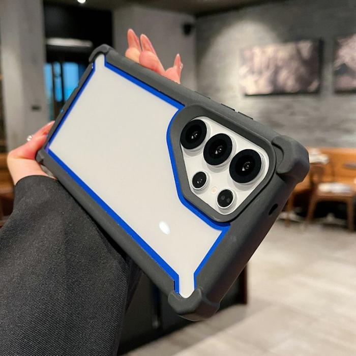 OEM - Mobilskal för Samsung Galaxy S26 Ultra Transparent TPU + PC - Rosa