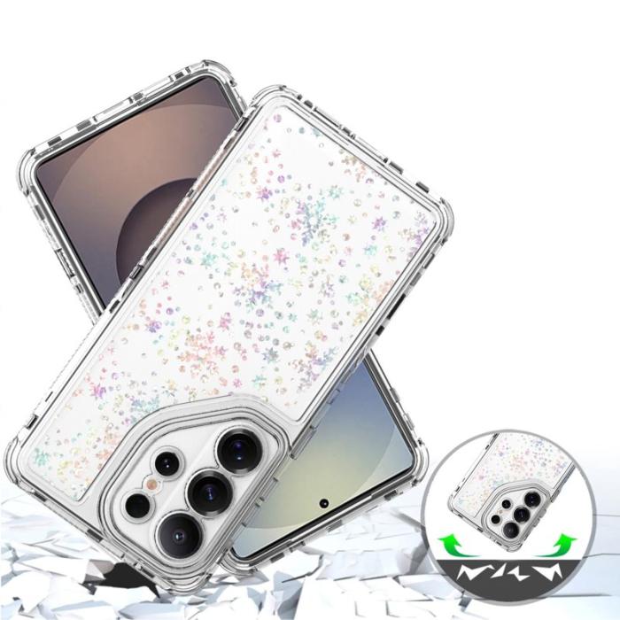 OEM - Mobilskal för Samsung Galaxy S26 Ultra Transparent TPU - Snöflingor