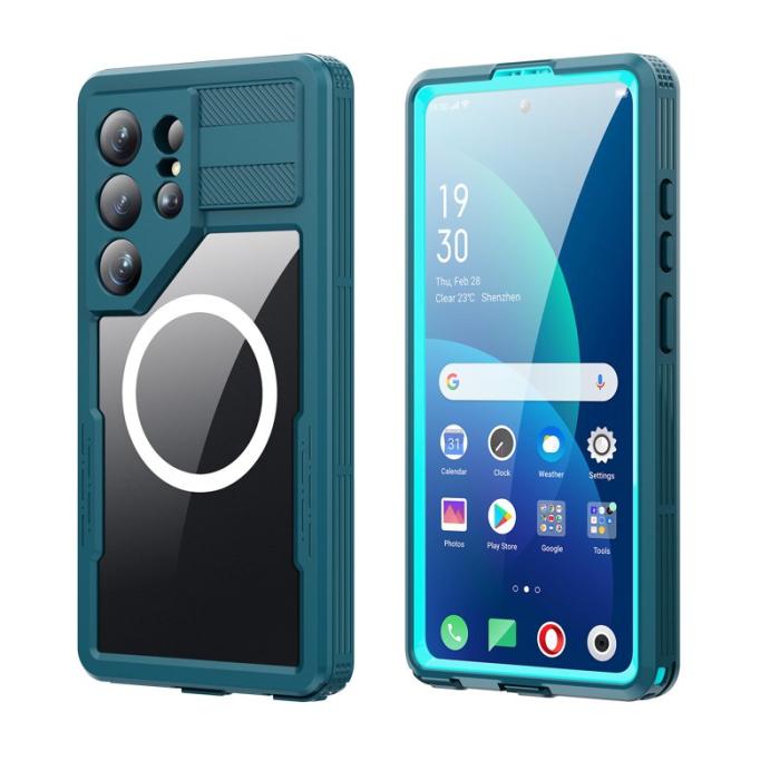 RedPepper - Redpepper Mobilskal för Samsung Galaxy S26 Ultra Vattentålig Magnetisk - Blå