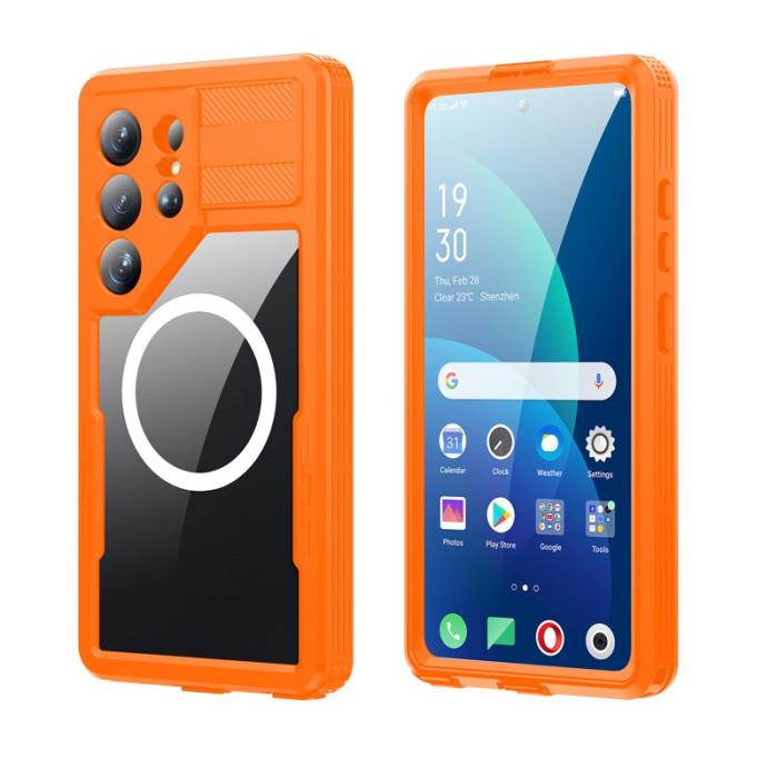 RedPepper - Redpepper Mobilskal för Samsung Galaxy S26 Ultra Vattentålig Magnetisk - Orange