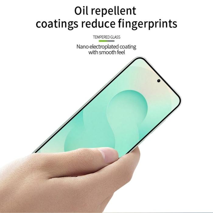 Mofi - Mofi Skärmskydd för Samsung Galaxy S26 9H 3D Curved Full Glue - Svart