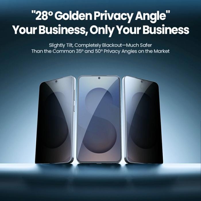 Nillkin - Nillkin Skärmskydd för Samsung Galaxy S26 Anti-Peep AGC Glas - Transparent