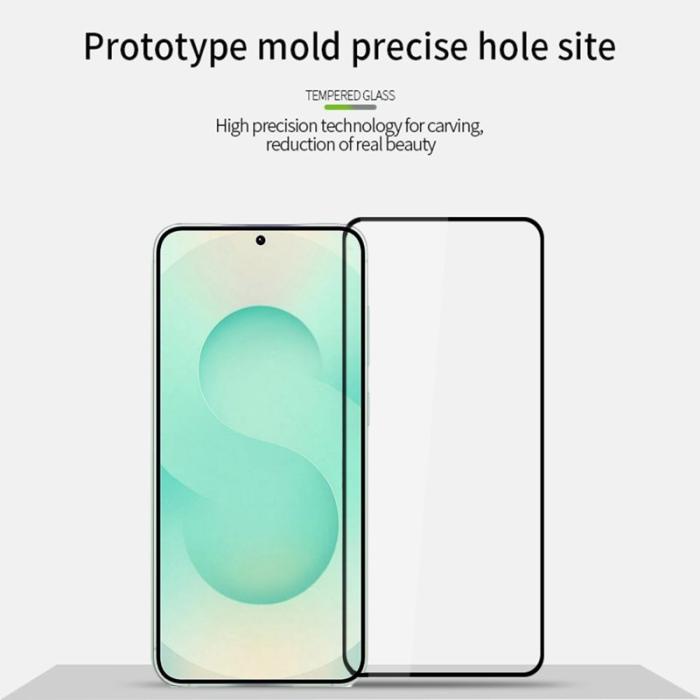 PINWUYO - PINWUYO Skärmskydd för Samsung Galaxy S26 Härdat glas 9H - Svart
