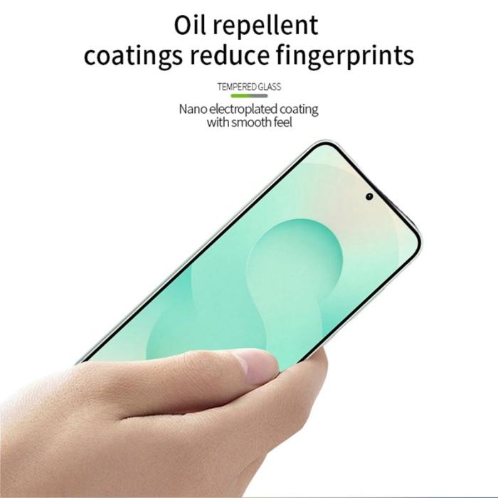 PINWUYO - PINWUYO Skärmskydd för Samsung Galaxy S26 Härdat glas 9H - Svart