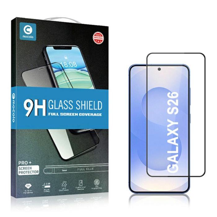 Mocolo - Mocolo Skärmskydd för Samsung Galaxy S26 Härdat glas Anti-Shatter - Svart