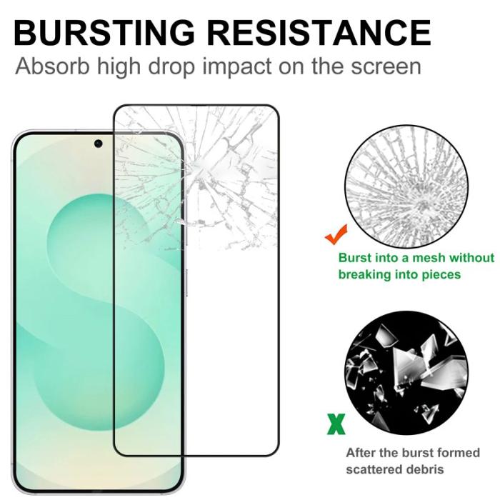 OEM - Skärmskydd för Samsung Galaxy S26 Härdat glas Full Coverage - Svart