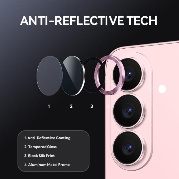 NORTHJO - NORTHJO Skärmskydd för Samsung Galaxy S26 Härdat glas Kamera Skydd - Rosa