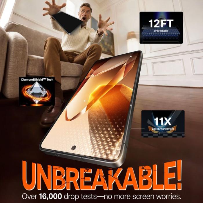 Torras - Torras Skärmskydd för Samsung Galaxy S26 Härdat glas med dammborttagare