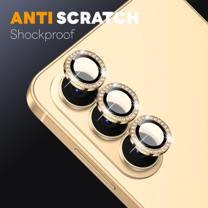 NORTHJO - NORTHJO Skärmskydd för Samsung Galaxy S26 Kameraskydd Tempererat Glas - Guld