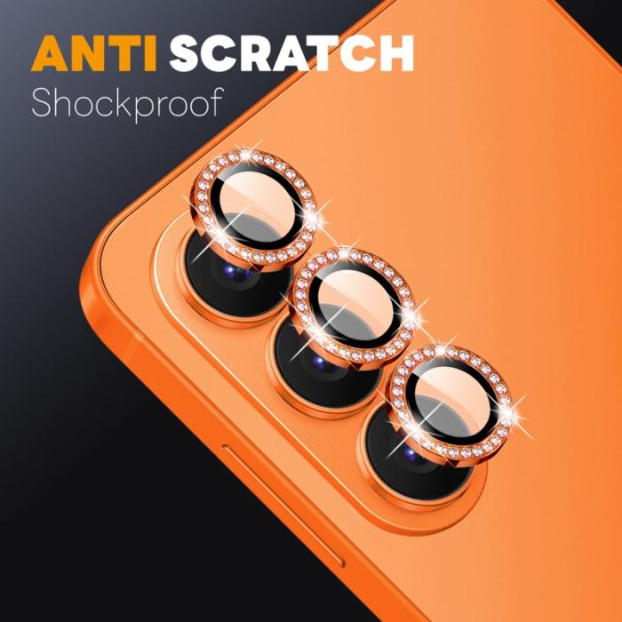 NORTHJO - NORTHJO Skärmskydd för Samsung Galaxy S26 Kameraskydd Tempererat glas - Orange