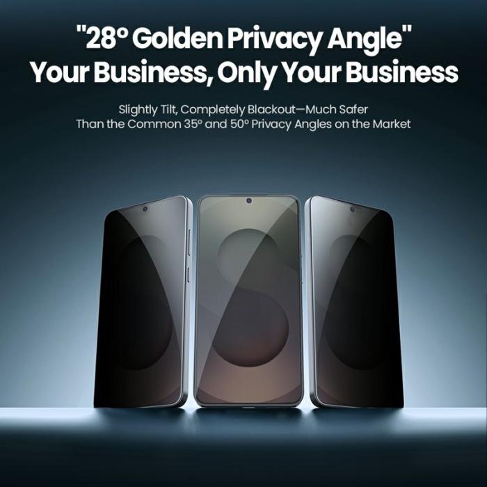 Nillkin - Nillkin Skärmskydd för Samsung Galaxy S26 Plus Anti-Peep AGC Glas - Transparent