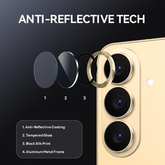 NORTHJO - NORTHJO Skärmskydd för Samsung Galaxy S26 Plus Härdat glas Kamera - Guld