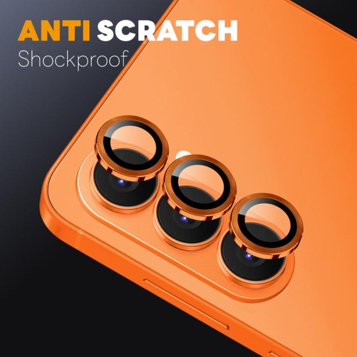 NORTHJO - NORTHJO Skärmskydd för Samsung Galaxy S26 Plus Härdat glas Kamera - Orange