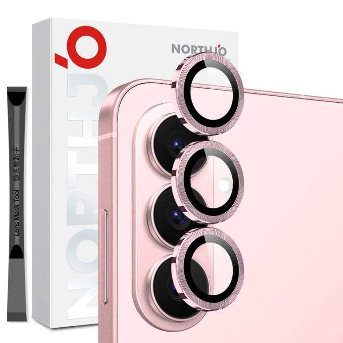 NORTHJO - NORTHJO Skärmskydd för Samsung Galaxy S26 Plus Härdat glas Kamera - Rosa