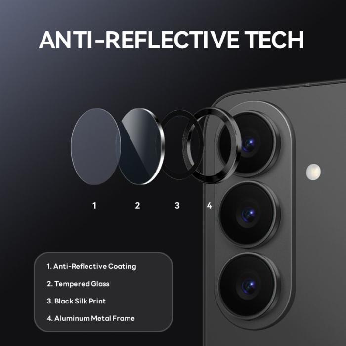 NORTHJO - NORTHJO Skärmskydd för Samsung Galaxy S26 Plus Härdat glas Kamera Skydd - Svart