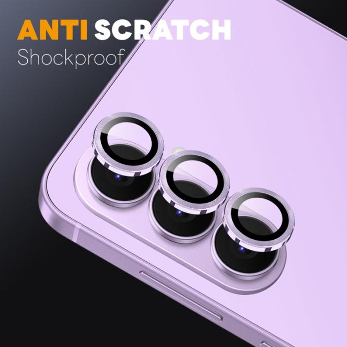 NORTHJO - NORTHJO Skärmskydd för Samsung Galaxy S26 Plus Härdat glas + Ring - Lila